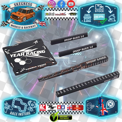 YEAH RACING - RC Aluminum Chassis Set Up Tool Kit For 1/27 1/28 Mini-Z - YT-0175