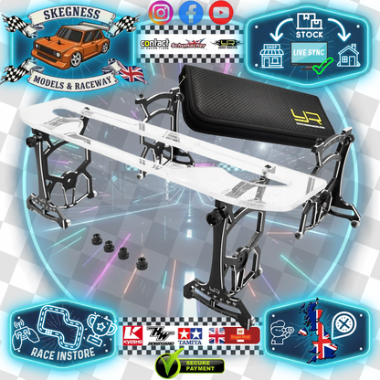 Yeah Racing - Universal Set Up System Ver.3 For 1/10 On Road Touring Cars - Black - YT-0140BK (With Free Tool Bag Case)