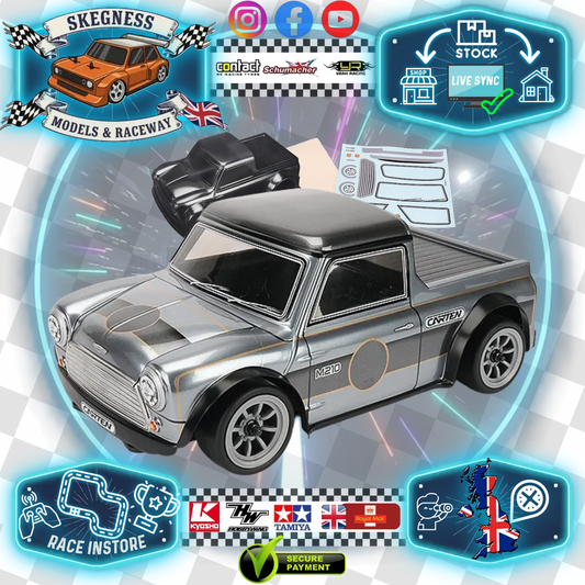 Carten - (210mm) Mini Pick up Clean Body Set in Clear Lexan - For 1/10 MTC & M-Chassis (W-170mm x Wheelbase-210mm) NBA806