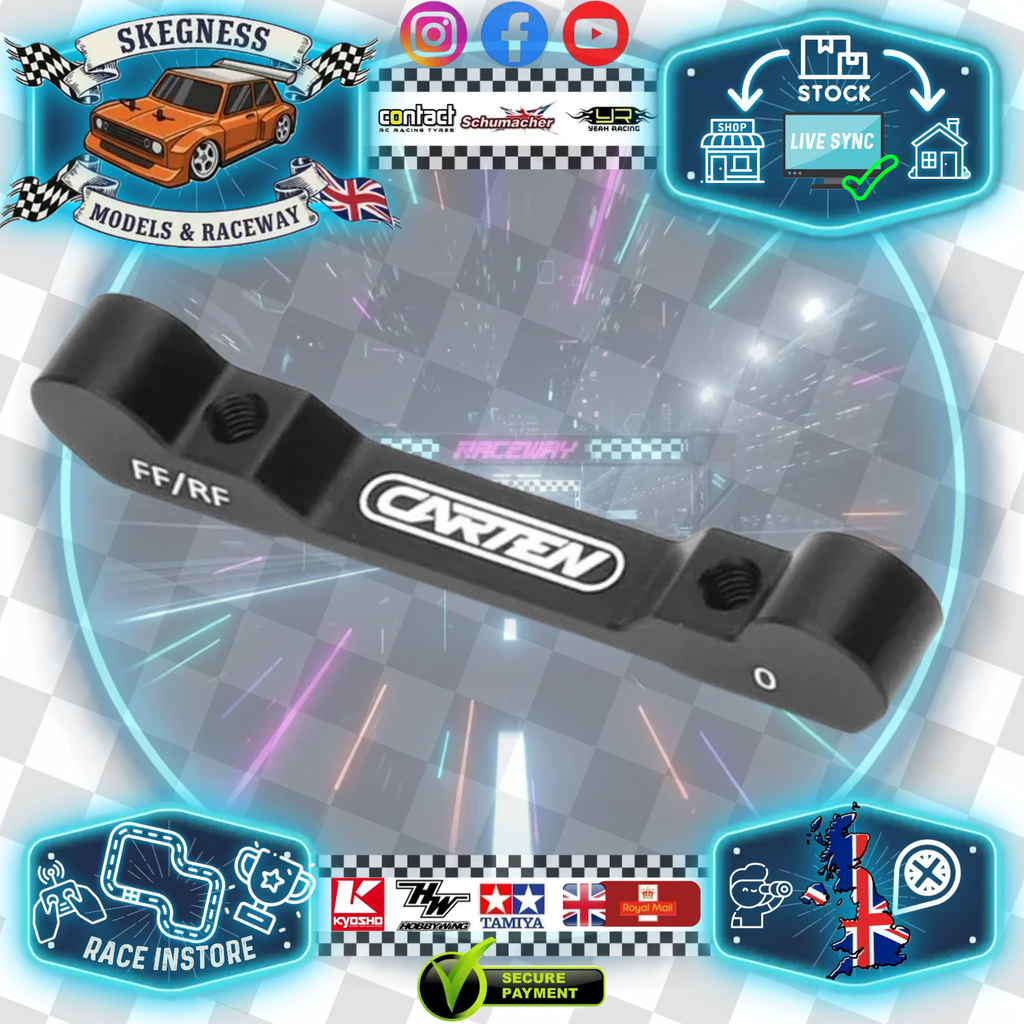 Carten / Louise - LMX / M210 & T410 - (Hop-up) Alloy FF and RF Suspension Hanger NBA314 - 0.0Deg (2x Needed for FF and FR)
