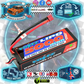 VOLTZ - RC CAR LIPO BATTERY 5000MAH 2S 7.4V 50C HARDCASE STICK PACK - DEANS - VZ0317