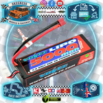 VOLTZ - RC CAR LIPO BATTERY 5000MAH 2S 7.4V 50C HARDCASE STICK PACK - DEANS - VZ0317