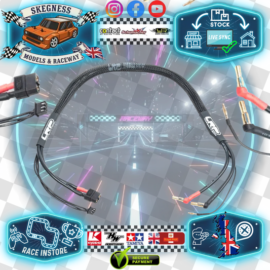 LRP - 2S Charging Balance Wire - 60cm - XT60 & XH 4/5mm 2mm - (SKY RC to Bullets) LRP499104