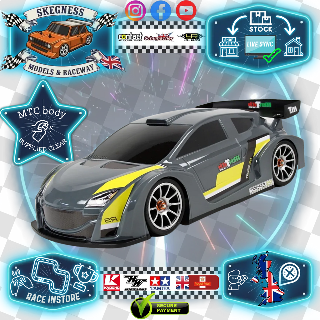 MONTECH - RS Sport (MEGAN) Body - FITS MTC M-Chassis size 210MM Wheel Base) - Clear with Masking - MT022002