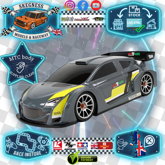 MONTECH - RS Sport (MEGAN) Body - FITS MTC M-Chassis size 210MM Wheel Base) - Clear with Masking - MT022002