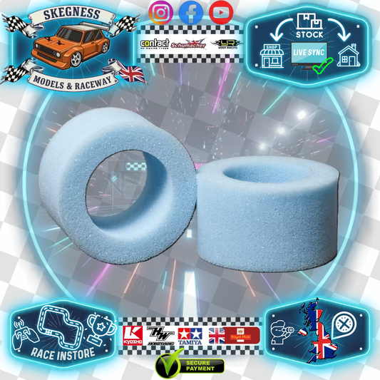 Balls Out – Blue Rear (1/10 Buggy) foam tire Inserts (4WD/ 2WD) – Medium - BO45MM