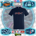 Kyosho - RC CAR RACE WEAR CLOTHING - Union Jack 25 Navy T-Shirt (Blue) - Printed