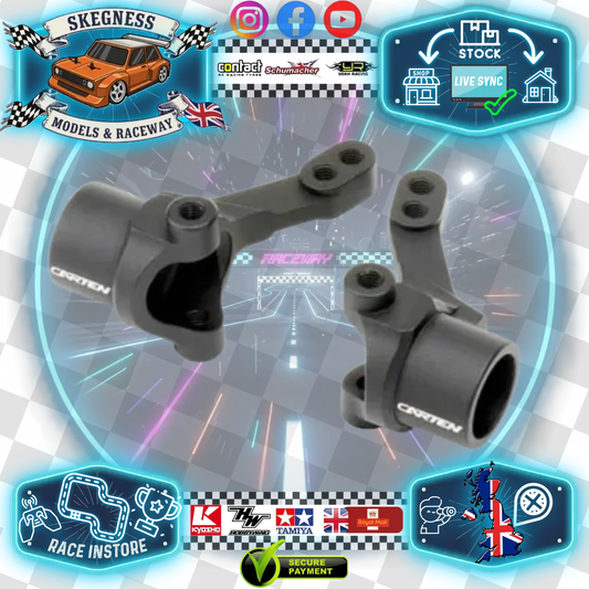 Carten - T410 (Hop-up) Alloy Front Steering Knuckle Hubs Left & Right - NHA448