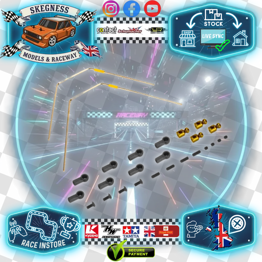 Carten - T410 (Hop-up) 1.4mm (Yellow) Sway Bar Set - NHA434