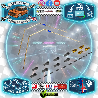 Carten - T410 (Hop-up) 1..6mm (Blue) Sway Bar Set -  NHA435