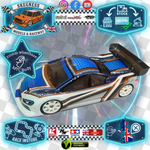 Rage - XTreme Body Shell - FITS MTC M-Chassis size (210MM to 225mm Wheel Base / 160mm Wide) - (1mm Thick) Clear with Masking