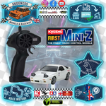 Kyosho - My First Mini-Z 1:28 Initial-D Mazda Savanna RX-7 FC3S WH (1:24th Class) - K.66602A (Micro RC CAR)