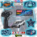 Kyosho - My First Mini-Z 1:28 Toyota Sprinter Trueno AE86 WH/BK (1:24th Class) - K.66612A (Micro RC CAR)