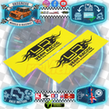 Yeah Racing - Micro Scale Track Banner - 1/10 Scale Banner 70mm x 200mm 2pcs - YA-0450