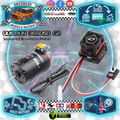 Hobbywing - Brushless Motor & ESC COMBO QR10BL60-SD 60amp ESC G2+ 25.5T QR3650SD G2 - Sensored Brushless Motor 10.5T G2  - HW30803204 (Perfect for 1/12 - 1/10 Cars & Mini)