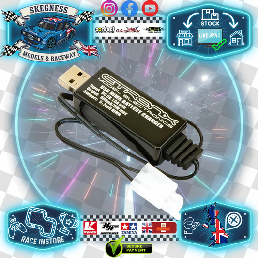 ETRONIX - USB CHARGER 600MA/5W FOR 7.2V NiMh BATTERY - TAMIYA Plug