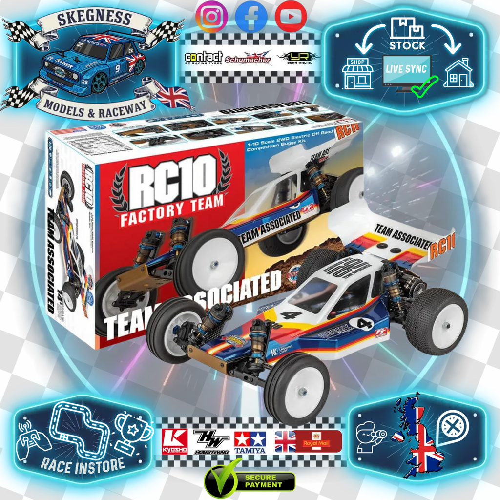 (Pre-order - next batch) TEAM ASSOCIATED - RC10 1/10 FACTORY TEAM KIT Buggy - AS6049 (No Electrics)