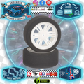 Contact - 1/10 RC Electric Touring Car (Shore 37sh Outer /45Sh Inner Soft-Medium) Foam Wheels & Tyres / Tires - (2pcs) J1374505 (4wd Touring Car Carpet Recommended)