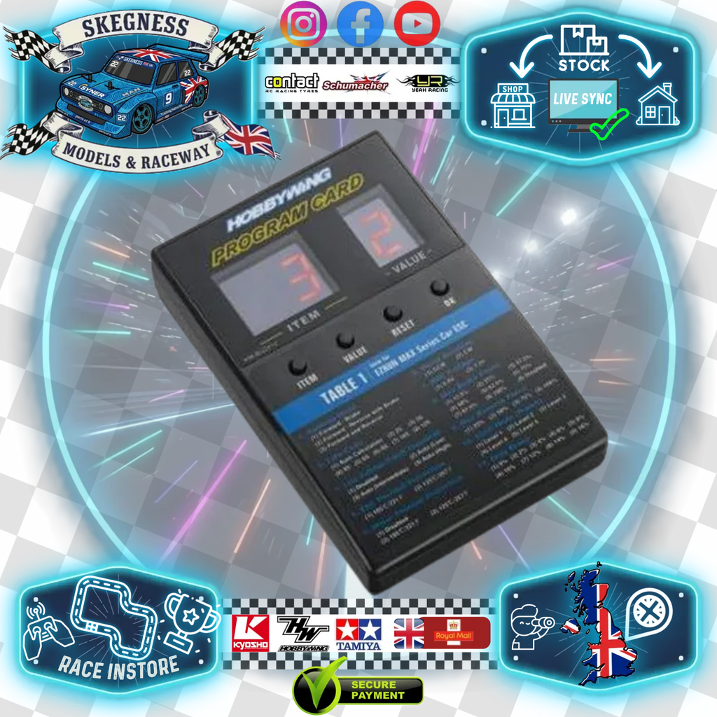 HobbyWing - ESC General Brushed / Brushless LED Program Card - HW30501003