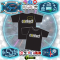 Contact RC - XL Black T-Shirt - Item No. J001XL (Teamwear Clothing)