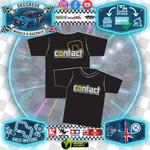 Contact RC - XL Black T-Shirt - Item No. J001XL (Teamwear Clothing)
