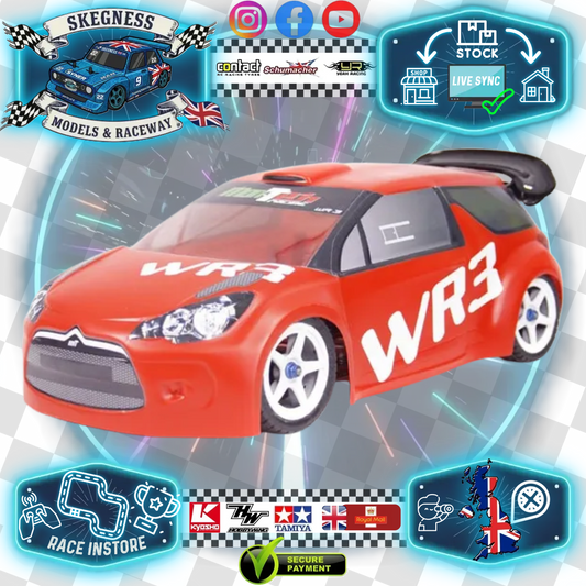 (Sale) Montech - 1/10 RC Rally/FWD WR3 Body Shell - MT015003