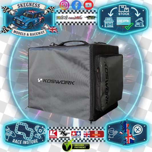 Koswork - 1/10 Car / Buggy RC Dual Drawer Bag Carry Haul (540x350x420mm) PP Frame - KOS32251PP