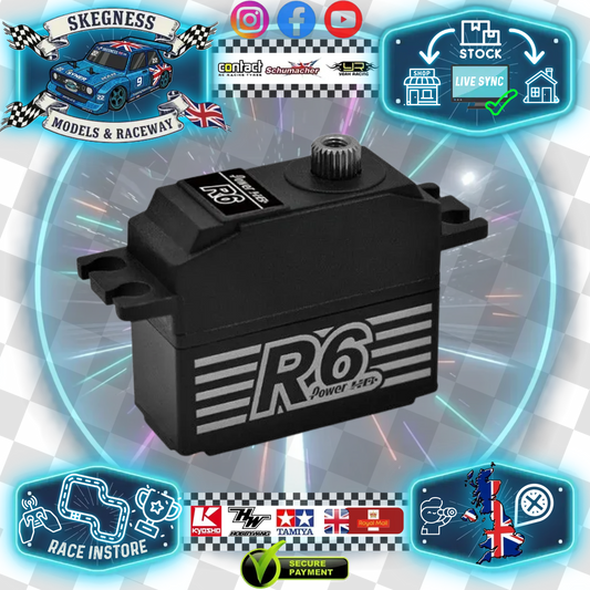 Power HD - Micro Servo HD R6 Digital 7.4V - 7.5kg/0.08s Gyro - Perfect for 1/12 RC Cars - HD-R6