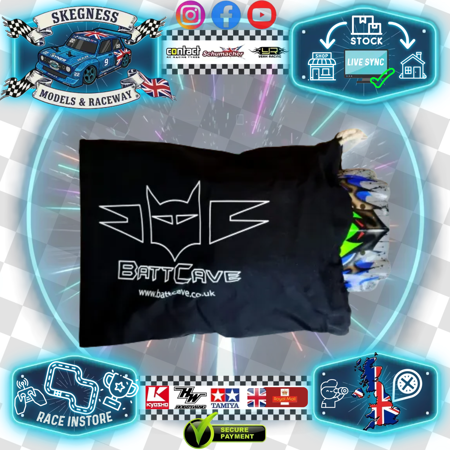 BattCave Cotton Car Bag - Car & Body Bag