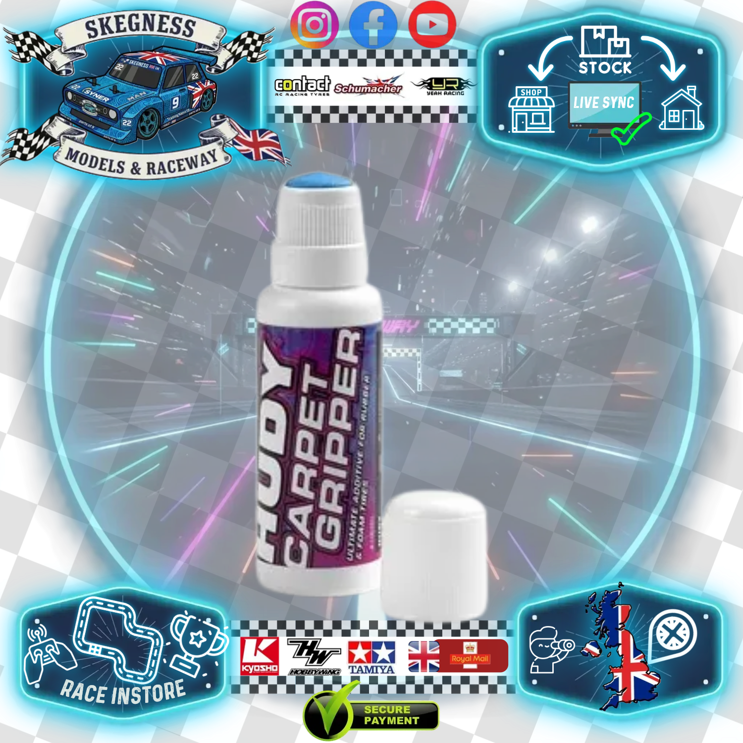 HUDY - TIRE ADDITIVE - TIRE GRIPPER - 50ML (Rubber & Foam)