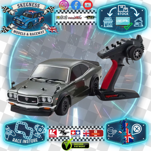 Kyosho - Fazer FZ02 Mazda Savanna RX-3 1972 Tuned Ver. 1:10 (Brushed) RTR Readyset T1 - K.34428T1B (Requires Battery & Charger)