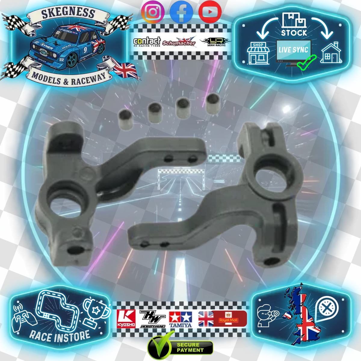 FTX - BANZAI STEERING KNUCKLE ARM SET - FTX6573