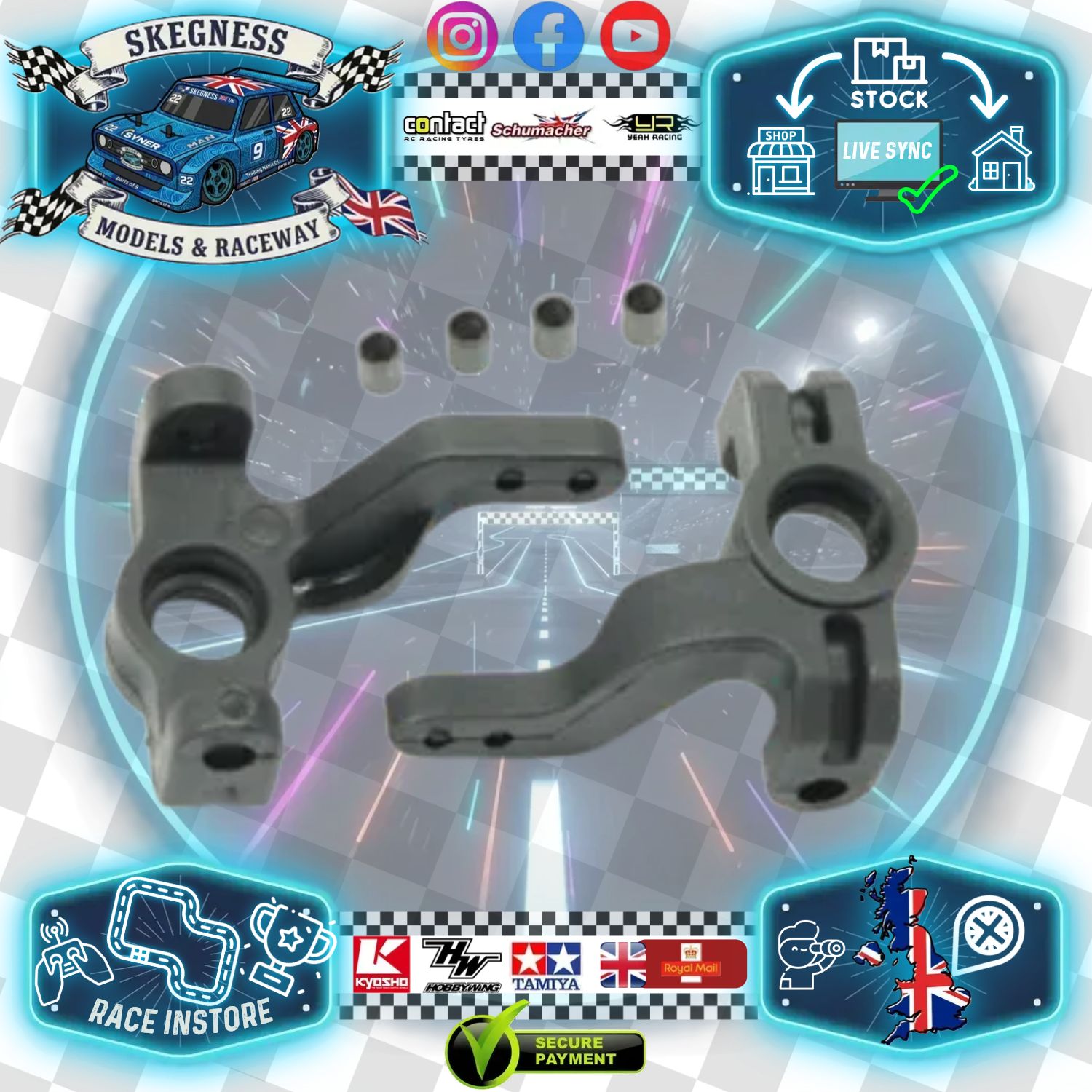 FTX - BANZAI STEERING KNUCKLE ARM SET - FTX6573