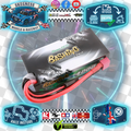 Gensace - G-Tech Hard Case 2S 7.4V 4000mAh 60C Shorty Lipo Battery DEANS (H-25mm, L-96mm, W-47mm) O-GTC2S2P4000-60T