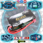 Gensace - G-Tech Hard Case 2S 7.4V 4000mAh 60C Shorty Lipo Battery DEANS (H-25mm, L-96mm, W-47mm) O-GTC2S2P4000-60T