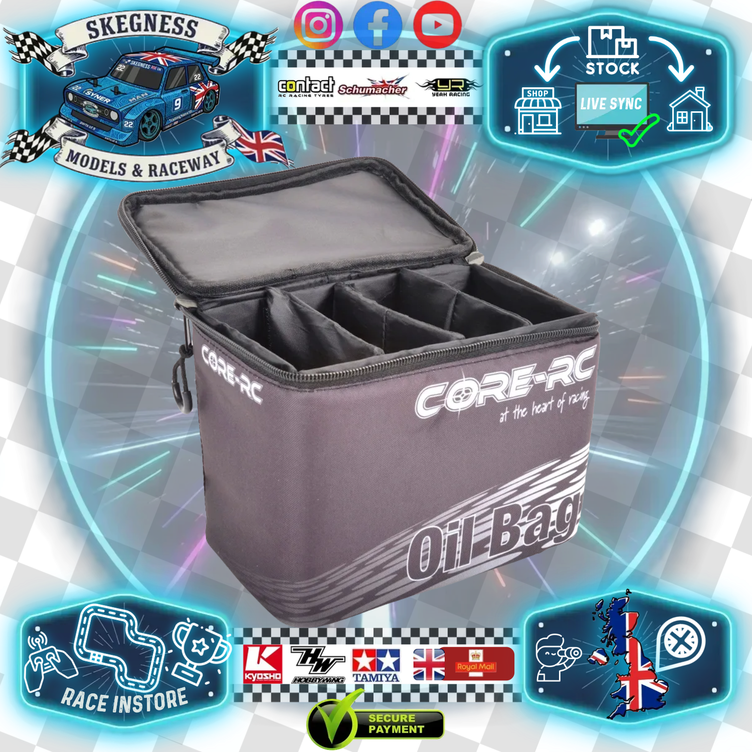 CORE RC - RC Oil Bag - 19.5 x 16 x 13 cm - CR549