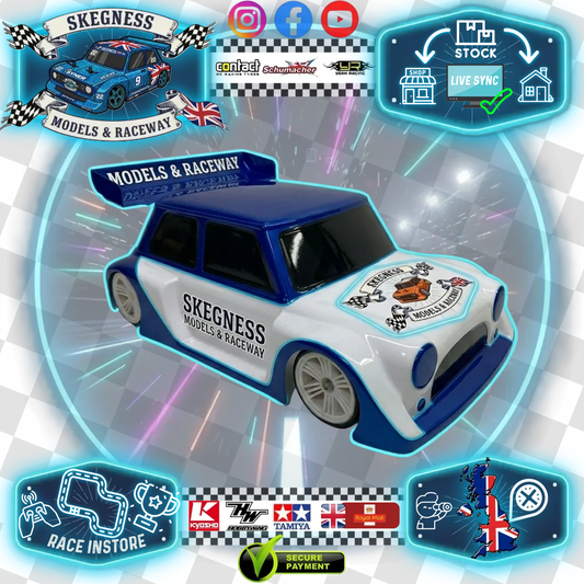 KAMTEC - GT12 SUPER LIGHT MONSTER MINI 757 Body (fits Mini Racer/Mini Assassin/Batt Cave JOK3R/ (1MM CLEAR LEXAN)