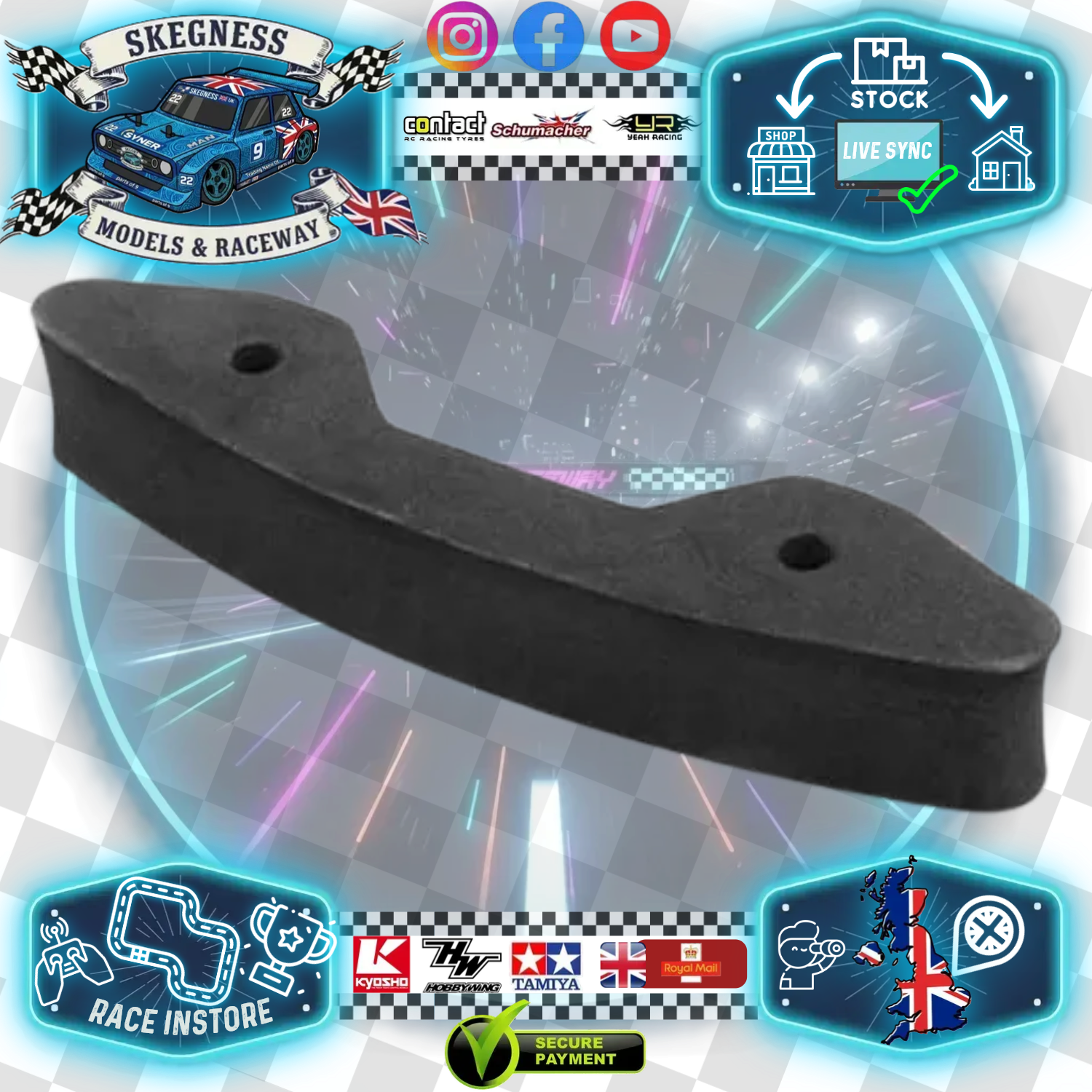 LOUISE / CARTEN - RC LMX / M210 -  BUMPER - SMALL - LNBA383