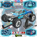 FTX - CARNAGE 2.0 - 1/10th BRUSHED RC TRUCK 4WD RTR - BLUE (With all electrics) - FTX5537B