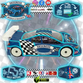 Lens RC Bodies - GHIBLI 3.0 190mm Wide 1/10 CAR Clear Body Shell - STD LEXAN - (BRCA Legal) LB3.0GHL-S