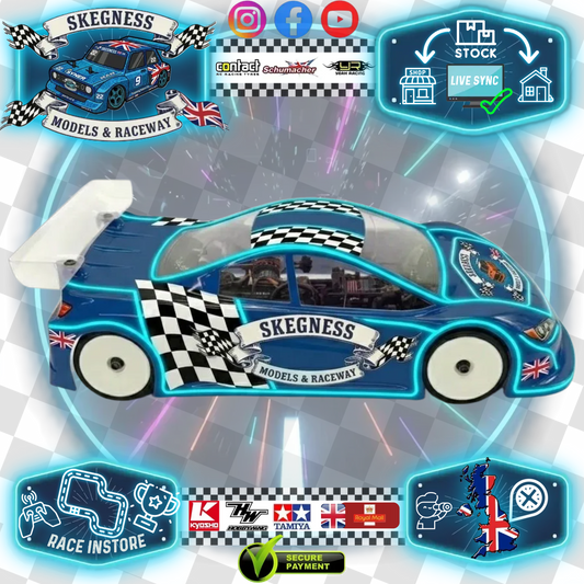 Lens RC Bodies - GHIBLI 3.0 190mm Wide 1/10 CAR Clear Body Shell - STD LEXAN - (BRCA Legal) LB3.0GHL-S