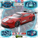 Montech - 1/10 RC Car Body Shell - Ford Mustang GT3 (Supplied Clear in Lexan - 190mm Wide) - MT026004