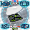 BattCave - JOK3R Mini Silicone Side Bands Set - Lime Green Medium response set - JKR-SSB-LG (Case Included)