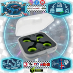 BattCave - JOK3R Mini Silicone Side Bands Set - Lime Green Medium response set - JKR-SSB-LG (Case Included)