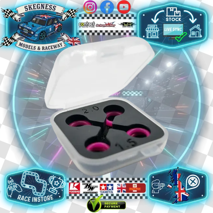 BattCave - JOK3R Mini Silicone Side Bands Set - PINK High response set - JKR-SSB-PK (Case Included