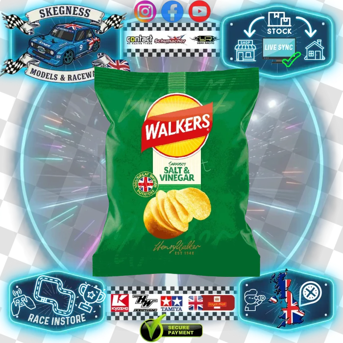 SMALL BAG - WALKERS CRISPS - SALT & VINEGER - 32.5G - Raceway Refreshments