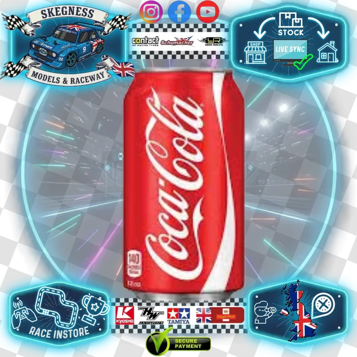 Cokacola - CAN - DRINK - 330ML - TRACKSIDE REFRESHMENTS (With Sugar)
