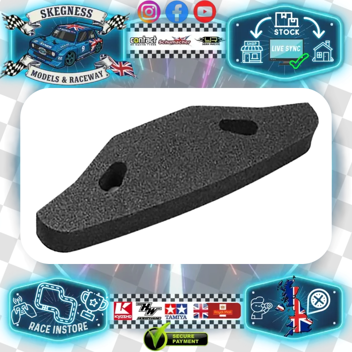 TAMIYA TT01E & TT02- 1X 51019 URETHANE FOAM BUMPER (4cm deep x 15mm Tall x 14cm Wide)