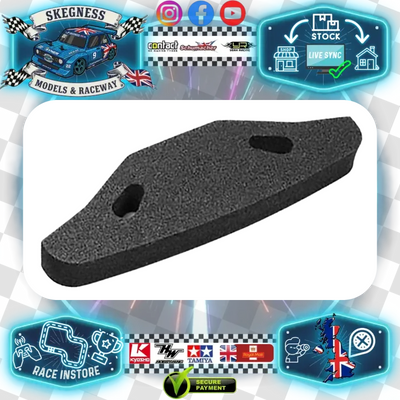 TAMIYA TT01E & TT02- 1X 51019 URETHANE FOAM BUMPER (4cm deep x 15mm Tall x 14cm Wide)