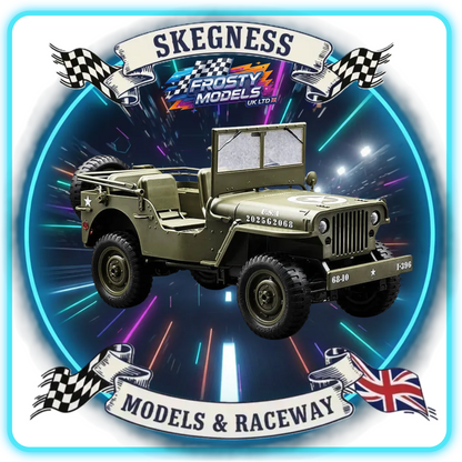 E-ZEE - RC 1/10 4WD RC WILLYS JEEP WITH LED LIGHTS - (Lipo Battery & Charger Included) -
